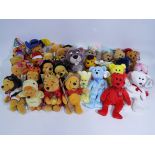 Ty Beanie, Disney Store - 17 x Beanie Baby bears,