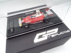 GP Replicas - a 1:43 scale model 312T 1975 NR 12, driver N Lauda, red livery, racing no.