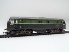 Hornby - an OO gauge model diesel electric locomotive, class 29, running no D6119, BR green livery,