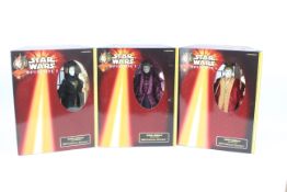 Star Wars, Hasbro - Three boxed Hasbro Star Wars Episode 1 'Queen Amidala' 12" action figures.