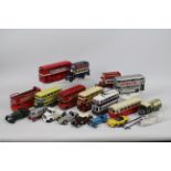 Corgi - Matchbox - Rio - A group of 18 x unboxed models including 8 x buses in 1:50 scale,