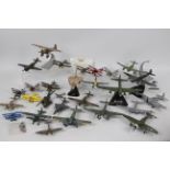 Corgi - Herpa - Lledo - A collection of 29 x unboxed aircraft models including Hawker Typhoon,