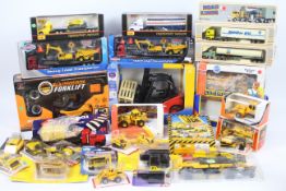 Guisval - Bruder - Majorette - Siku - Norscot - A collection of 28 x Trucks and Construction