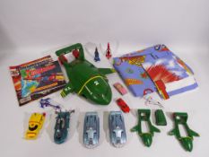 Matchbox, Other - Thunderbirds - A collection of Thunderbirds vehicles and spaceships,