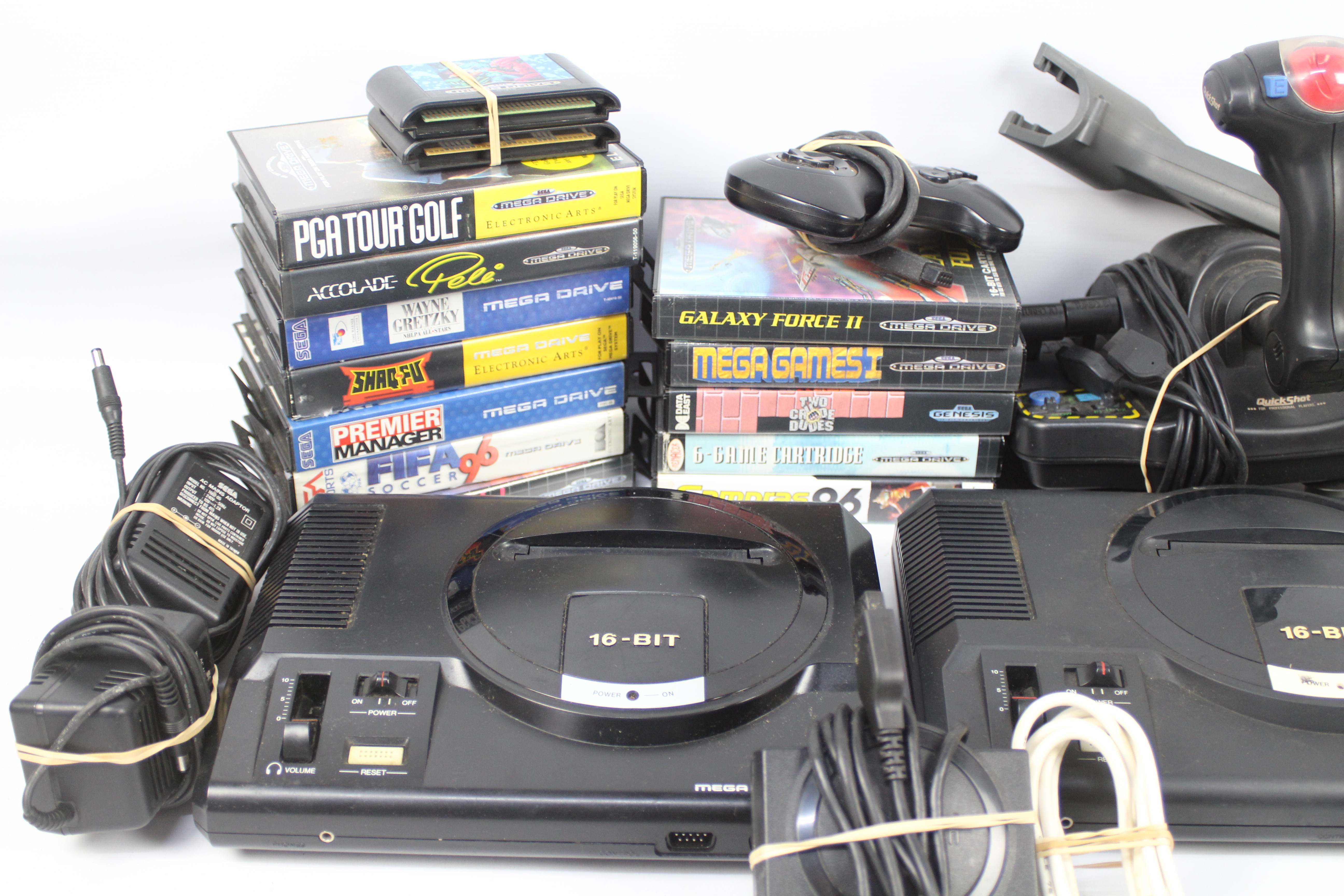 Sega - Mega Drive - A collection of items including 2 x Mega Drive consoles, 12 boxed games, - Image 2 of 3
