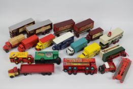 Corgi - An unboxed fleet of Corgi diecast commercial vehicles from various Corgi ranges.