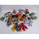 Ty Beanie - 32 x Ty Beanie Baby soft toys - Lot includes a 'Pinchers' Beanie Baby lobster,