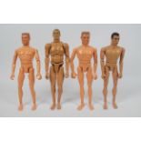 21st Century Toys, GI Joe - Four unboxed naked 12” action figures.