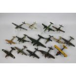 Airfix - A collection of 15 x pre built aircraft kit models in various scales including Royal