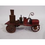 Bing - A rare early Bing tinplate Fire Engine with mechanical water pump.