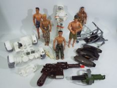 Hasbro - Action Man - 4 x Action Man figures 2 x unknown maker army figures,