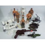 Hasbro - Action Man - 4 x Action Man figures 2 x unknown maker army figures,