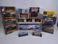 Hess, Vanguards, Corgi, EFE - 18 boxed diecast and plastic vehicles in various scales.