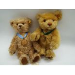 Steiff - two mohair Bears made by Steiff exclusively for Danbury Mint, 2001 and 2002,