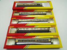 Hornby - 5 x OO gauge GWR coaches comprising operating mail coach, restaurant coach,