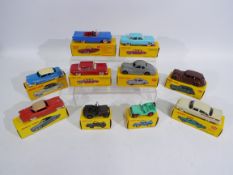 Atlas Dinky - 10 x boxed American car models including Dodge Royal Sedan # 191,