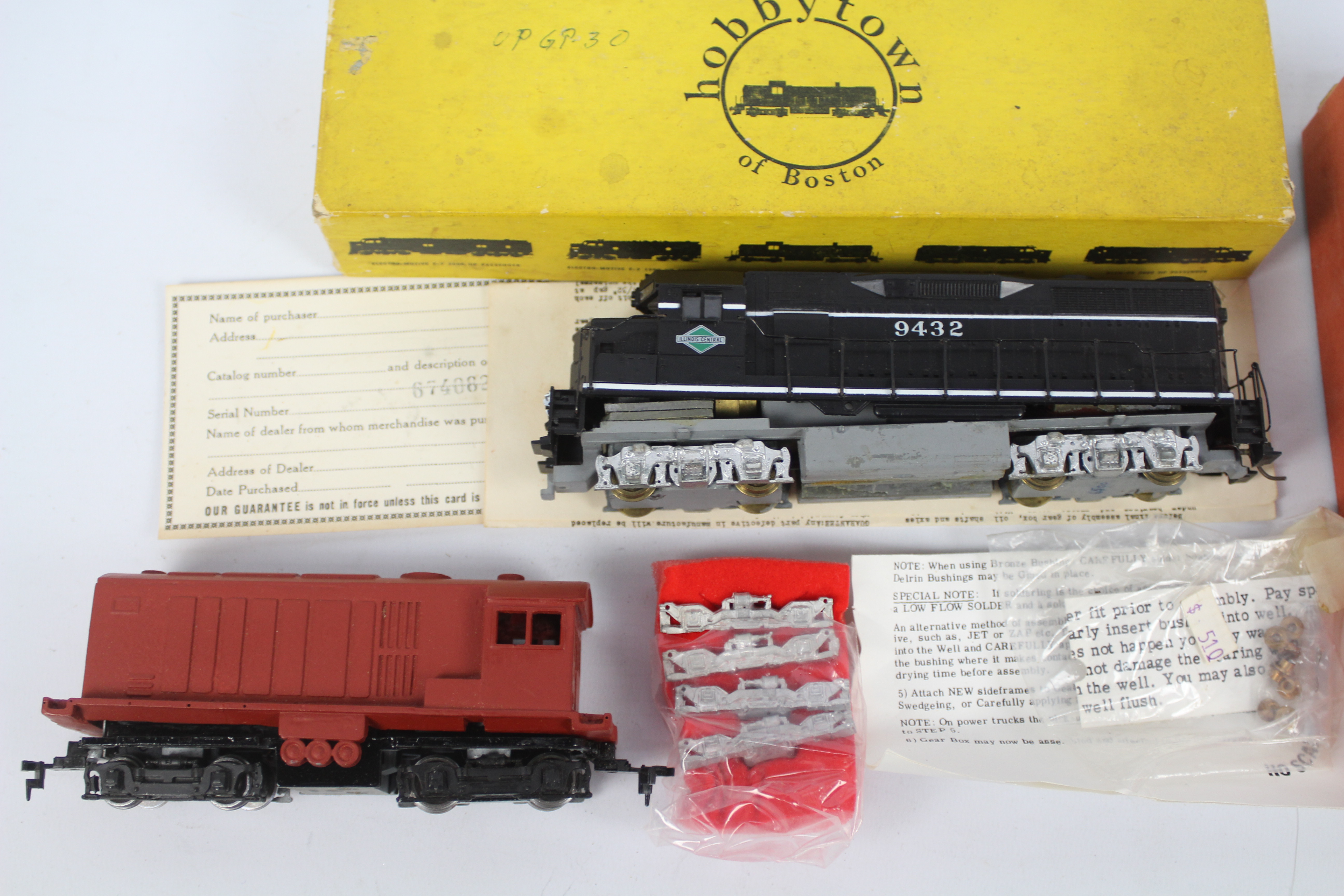 Hobbytown, Trackside Parts - Two HO gauge American locomotive kits. - Image 2 of 2