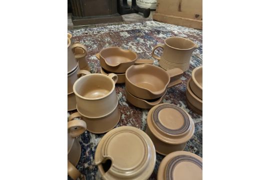 MID CENTURY PURBECK POTTERY 76 PIECE DINNER, TEA & COFFEE SERVICE - Bild 6 aus 7