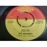 MUSIC 45 RPM RECORD - THE KINGSMEN LOUIE LOUIE & HAUNTED CASTLE