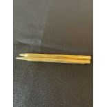 CONWAY STEWART GOLD PLATED PROPELLING PEN & PENCIL SET