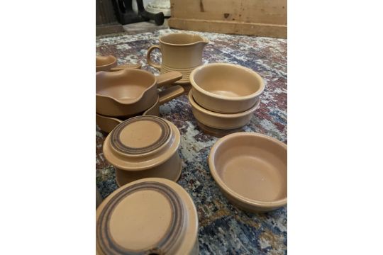 MID CENTURY PURBECK POTTERY 76 PIECE DINNER, TEA & COFFEE SERVICE - Bild 7 aus 7