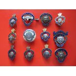 VINTAGE BRITISH LEGION BADGES X 12