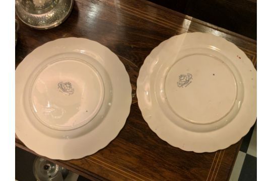 PAIR OF 19TH CENTURY DAVENPORTS JAVA PATTERN PLATES - Bild 2 aus 2