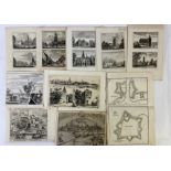 LOW COUNTRIES -- GELDERLAND -- COLLECTION of 69 engr./lithogr. views, portrs., plans of