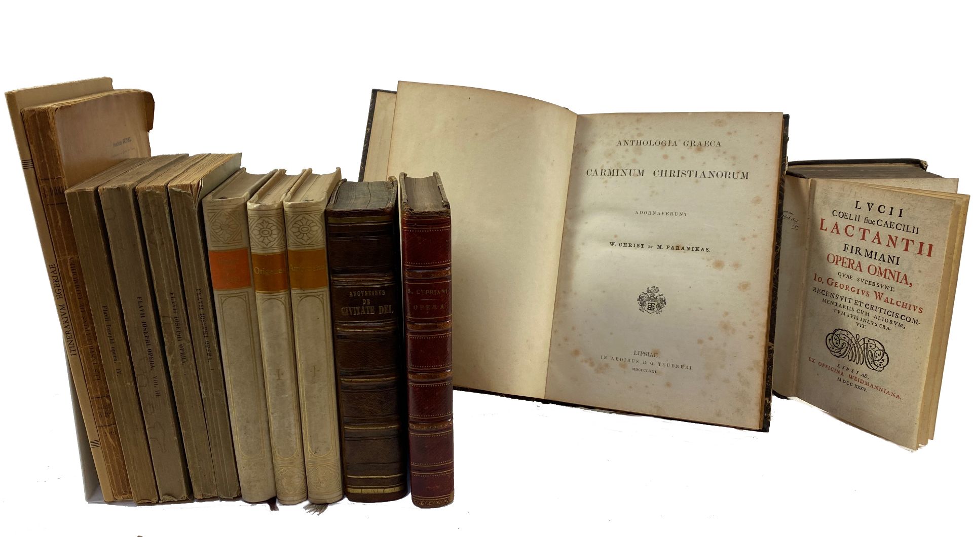 ANTHOLOGIA GRAECA carminum Christianorum. Adornaverunt W. Christ & M. Paranikas. 1871. Lge-8