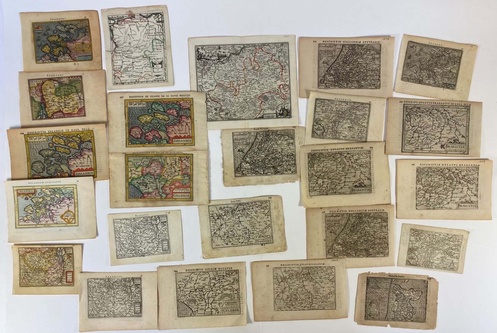 LOW COUNTRIES -- COLLECTION of 24 small engr. maps of several parts of - Bild 2 aus 2