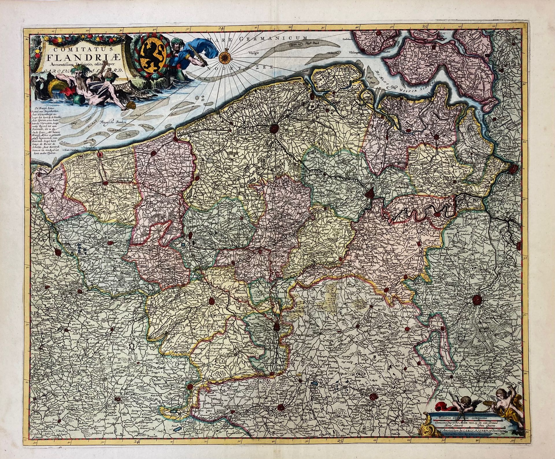 BELGIUM -- "BRUGÆ, Flandricarum Urbium Ornamenta". (Cologne, Braun & Hogenberg, n.d., c. 1610). Cold - Bild 2 aus 2