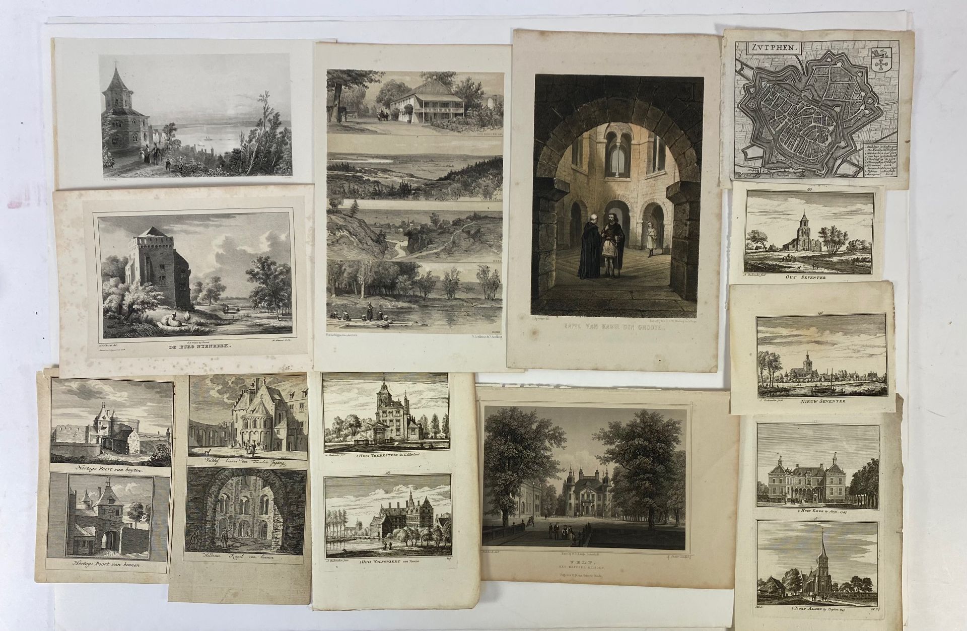 LOW COUNTRIES -- GELDERLAND -- COLLECTION of 71 engr./lithogr. views, portrs., plans of - Bild 2 aus 2