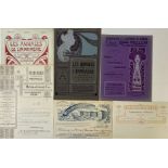 COLLECTION of c. 130 coloured/plain, primarily Jugendstil letterheads for business correspondence