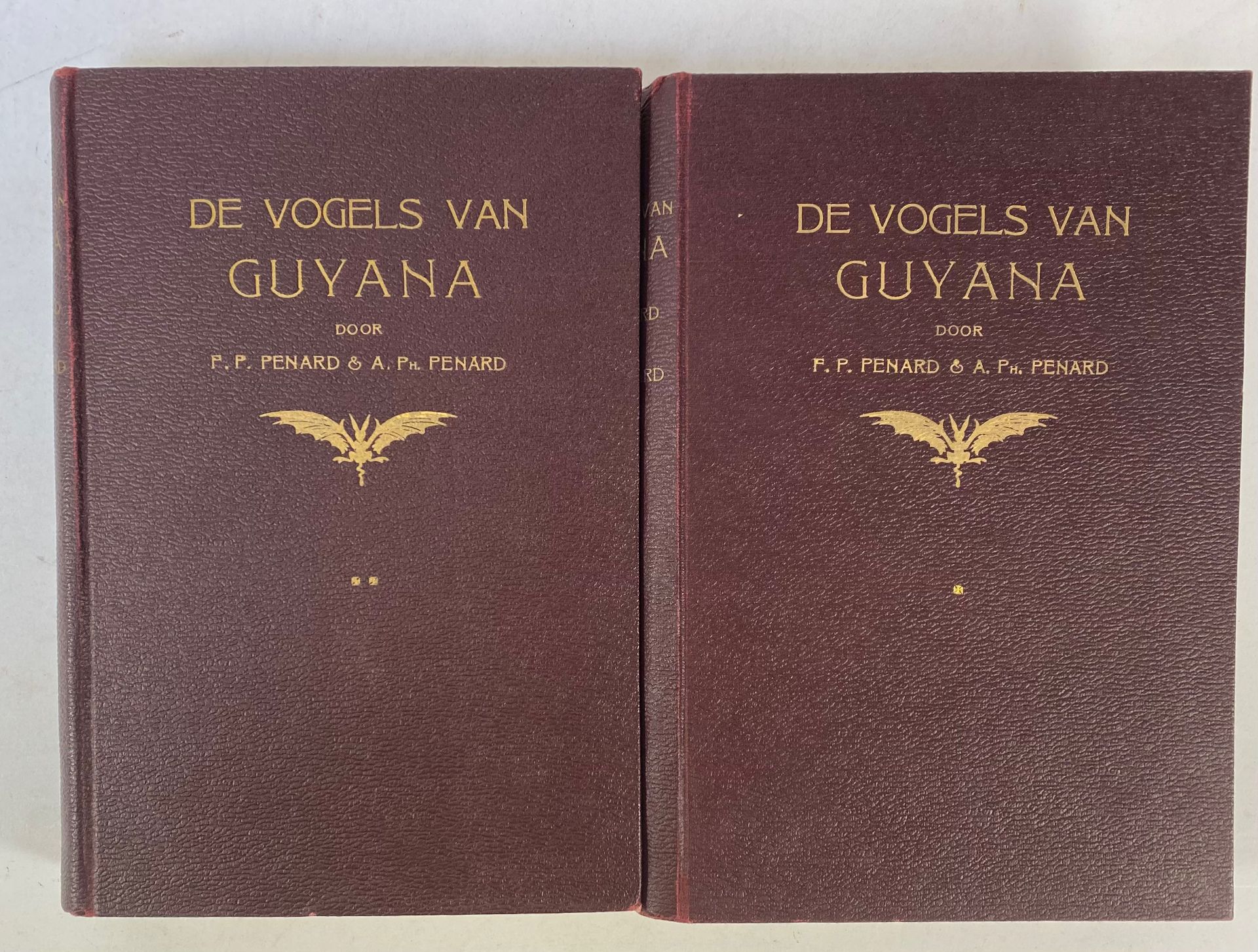 ORNITHOLOGY -- PENARD, F.P. & A.Ph. De Vogels van Guyana (Suriname, Cayenne en Demerara