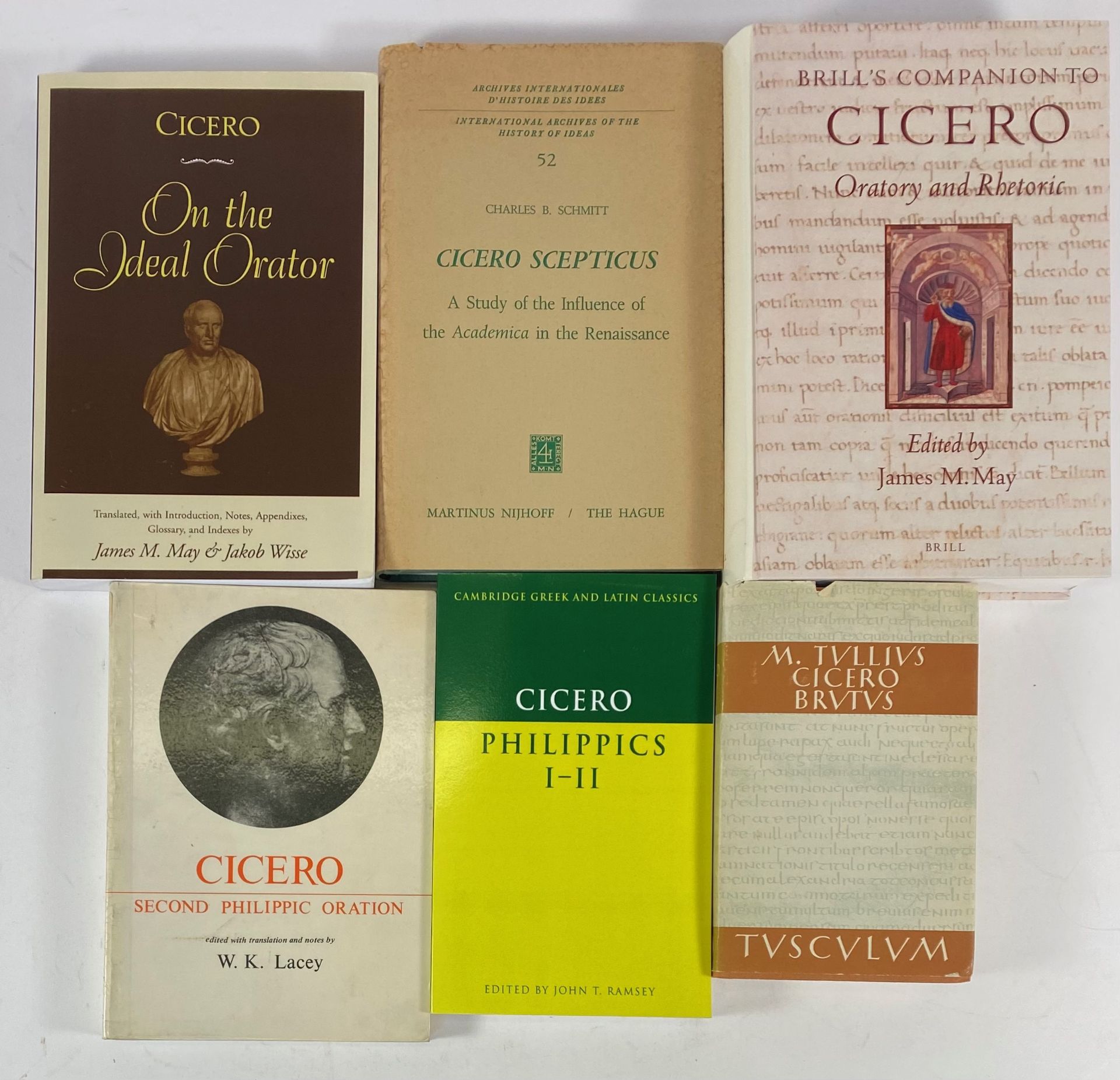 CICERO -- MAY, J.M., ed. Brill's companion to Cicero. Oratory and rhetoric. 2002