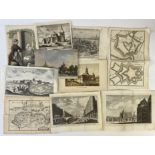 LOW COUNTRIES -- GRONINGEN -- COLLECTION of 38 engr./lithogr. views, portrs., maps of