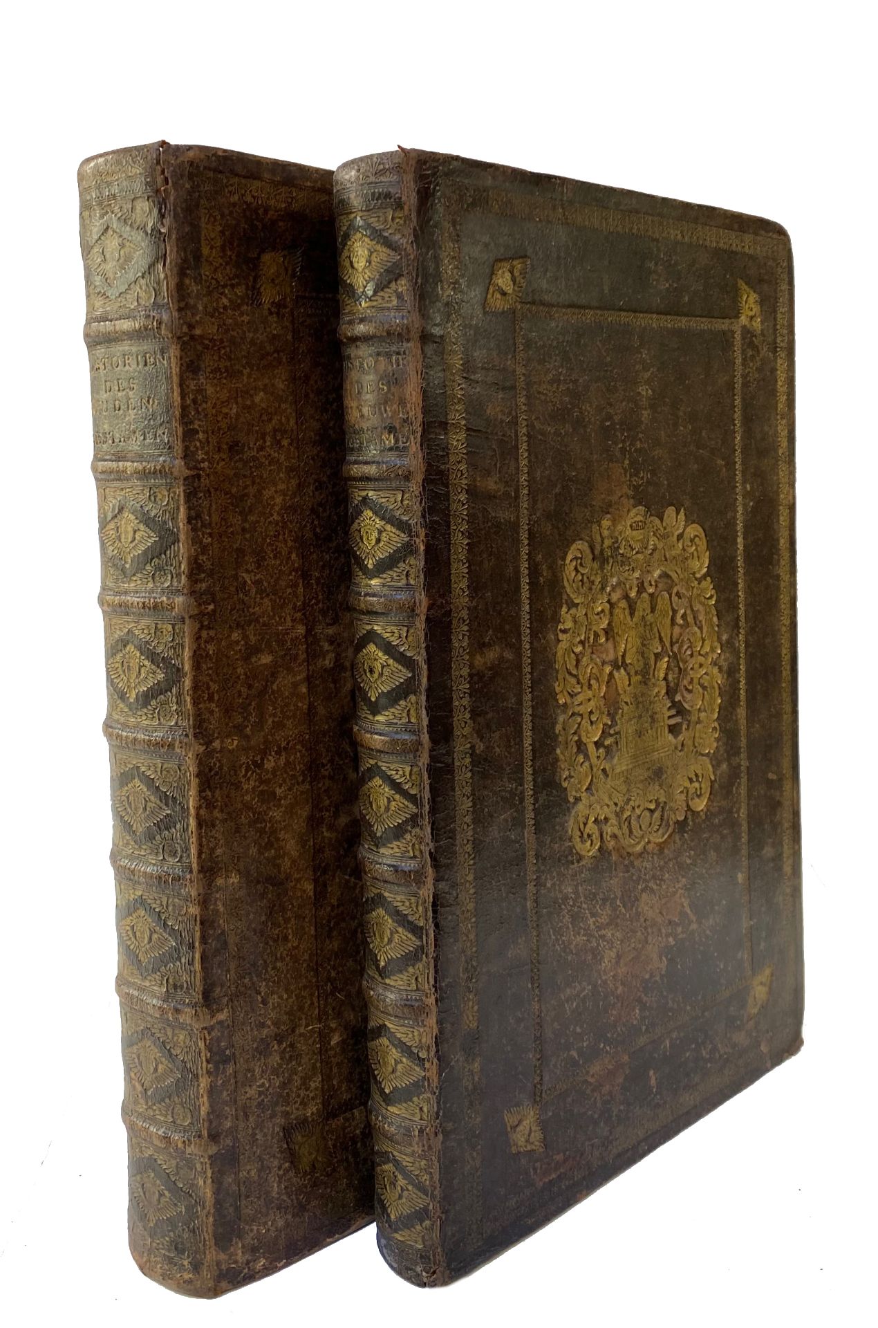 BIBLES -- BIBLIA NEERLANDICA -- (MARTIN, D.). Historie des Ouden en Nieuwen Testaments. (Vert