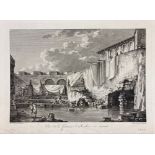 ITALY -- "VUË de la fontaine d'Arethuse - Syracuse". - "VUË des Restes d'un Temple