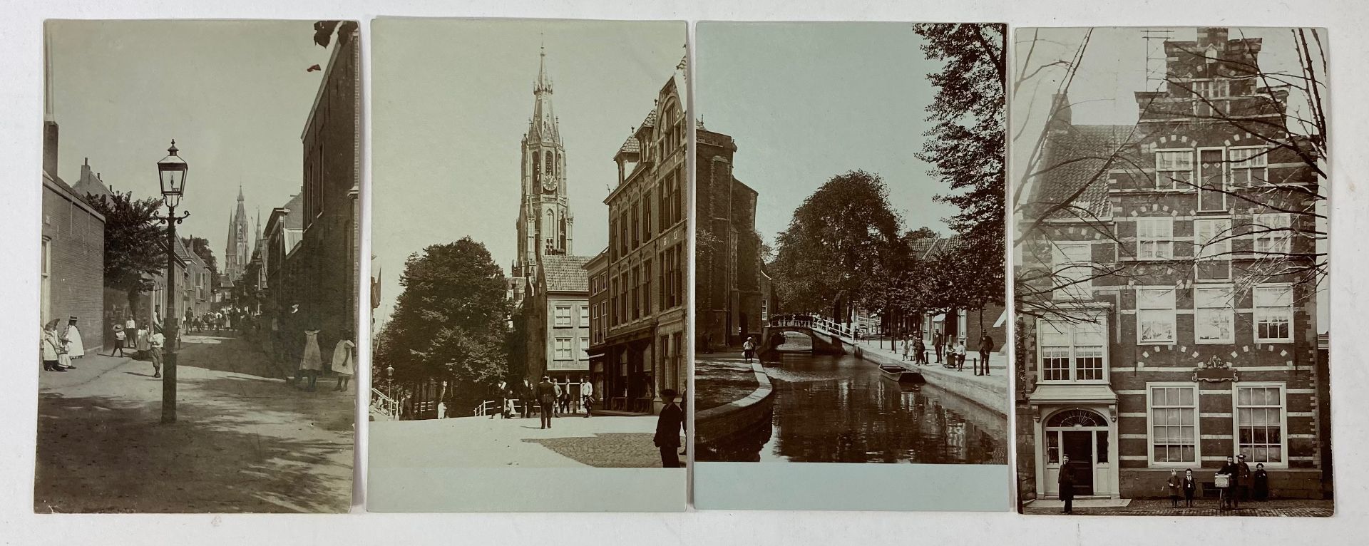 DELFT -- COLLECTION of c. 1700 cold. and plain picture postcards of Delft - Bild 3 aus 3