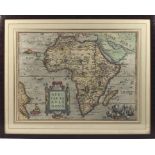 AFRICA -- "AFRICÆ TABULA NOVA". Antwerp, (Ortelius), 1570 (i.e. 1580's/early 1590