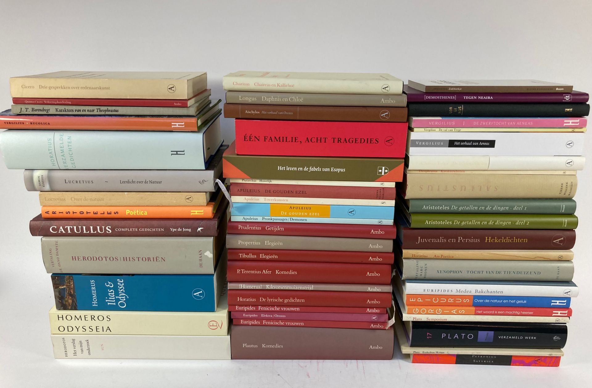 COLLECTION of classical works in Dutch translation. 1970-2020. 53 in 54 vols