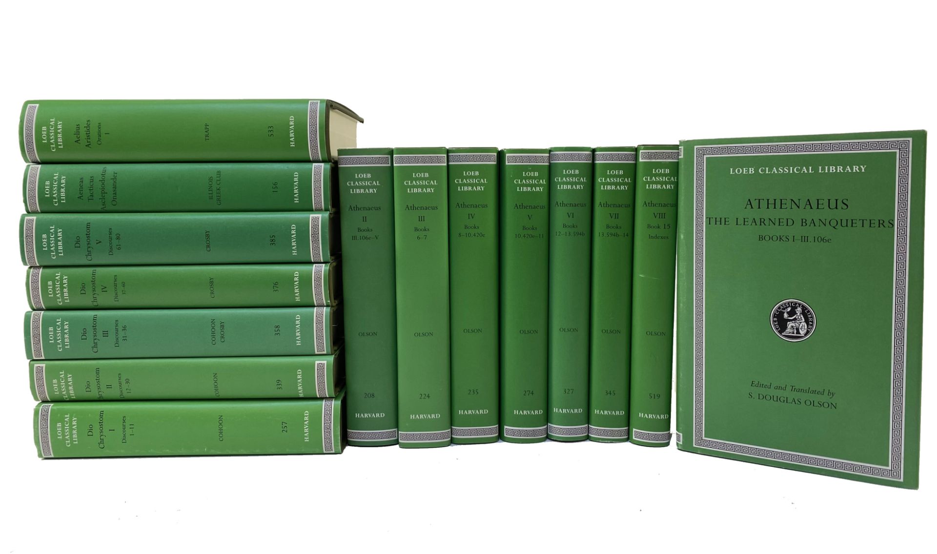 LOEB CLASSICAL LIBRARY -- ATHENAEUS. The learned banqueters. Ed. & transl. by S.D. Olson