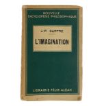 SARTRE, J.P. L'imagination. Par., Libr. F. Alcan, 1936. (4), 162, (2) pp