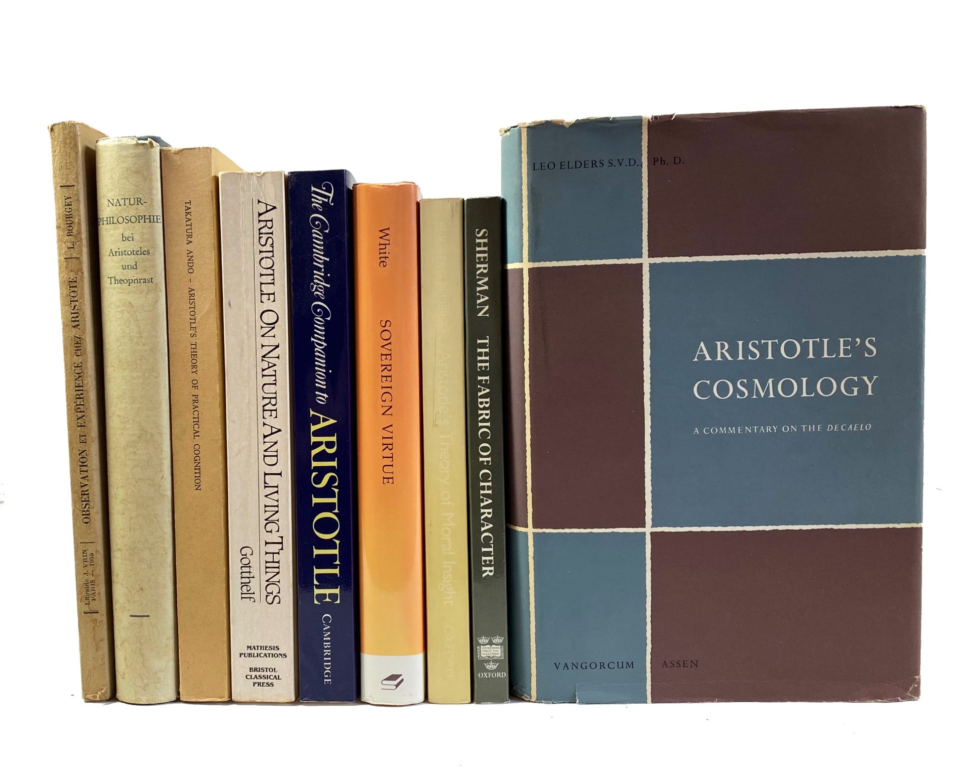 ARISTOTELES -- ELDERS, L. Aristotle's cosmology. A comm. on the Caelo. 1966. Ocl