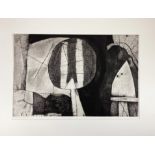 LE ROY, Guillaume (1938-2008). (Abstract composition). 1968. Etching. 480 x 730 mm