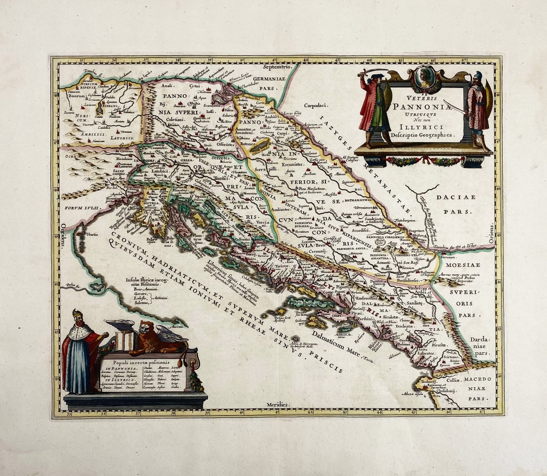 ITALY -- "ÆNEÆ TROIANI Navigatio Ad Virgilii Sex priores Æneidos". (Amst., J. Janssonius - Bild 2 aus 2