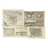LOW COUNTRIES -- COLLECTION of c. 38 topographical views and plans of Dutch