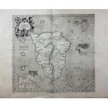ASIA -- SRI LANKA/CEYLON -- "ASIÆ XII Tab.". N.d. (1584). Plain engr. map