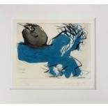 LATASTER, Ger (1920-2012). (Untitled composition). 1988. Cold. etching and aquatint. 150 x