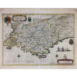 FRANCE -- "PROVINCIA/PROVENCE Auctore Petro Joanne Bompario". Amst., W.J. & J. Blaeu, n.d